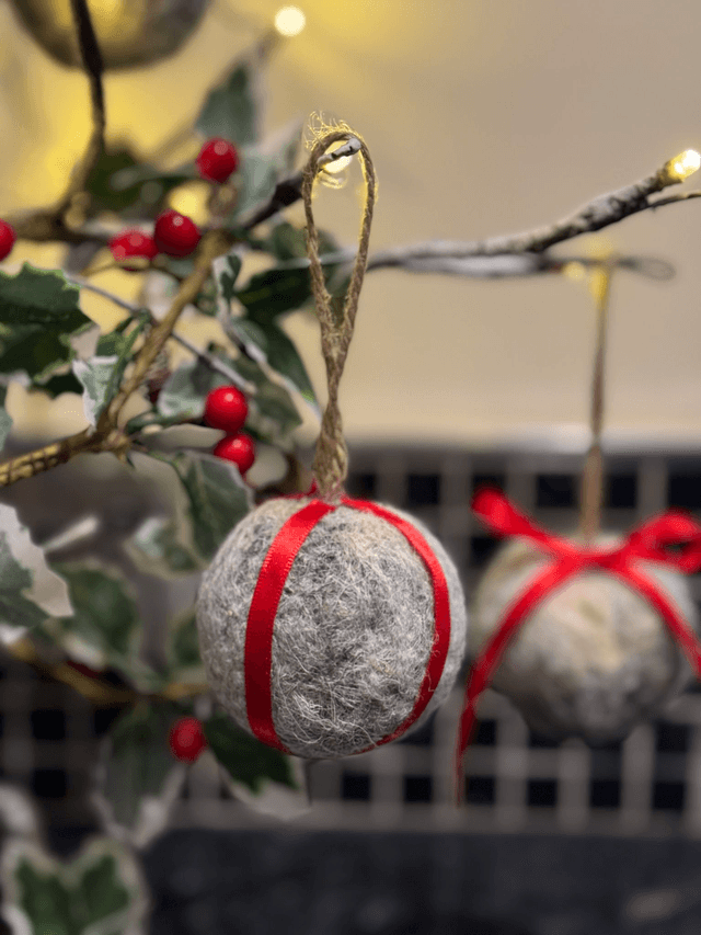 Wool Baubles